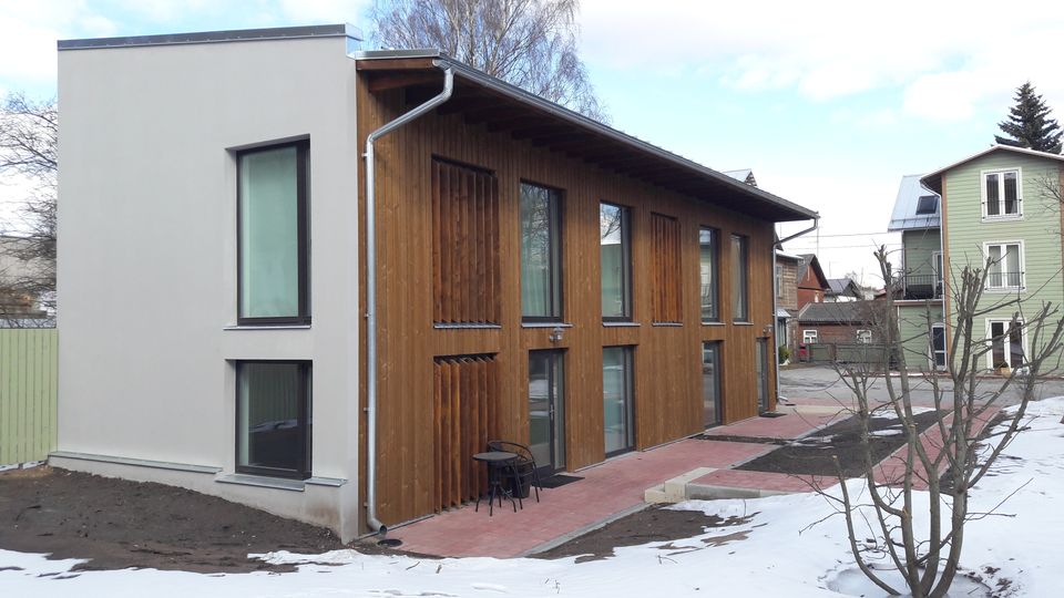 Korterelamud Tartus, Filosoofi tn 9 – viie korteriga elamu rekonstrueerimine ja kahe korteriga elamu, valmis 2018